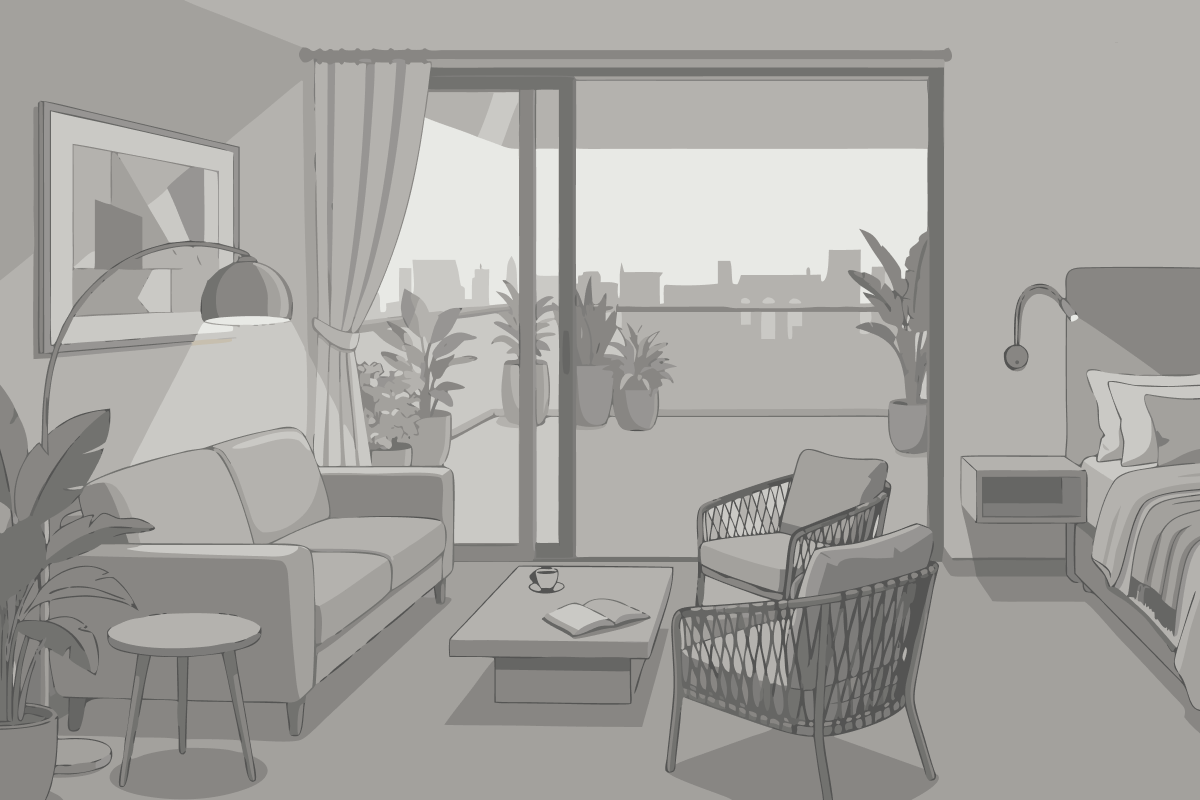 Classic One-Bedroom Apartment with King Bed